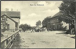 Old postcard view of Orehoved, Falster