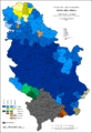 Ethnic structure of Serbia by municipalities 2002.