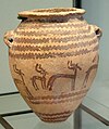 Image 73A typical Naqada II jar decorated with gazelles (Predynastic Period) (from Ancient Egypt)