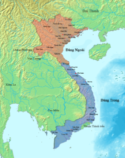 Location of the principality of Thuận Thành (1757)