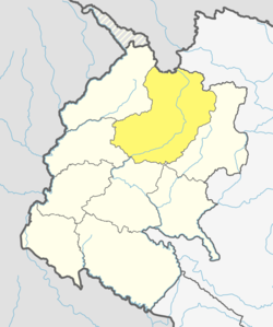 Location of Bajhang District