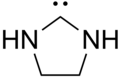 Skeletal formula of dihydroimidazol-2-ylidene