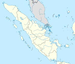 Map showing the location of Siberut National Park