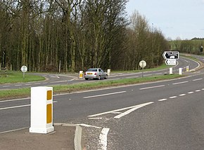 Junction of the A1307 with the minor Bartlow-West Wratting road - geograph.org.uk - 745093.jpg