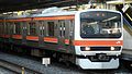 JR East Musashino Line 209-500 series EMU set M73 at Omiya Station