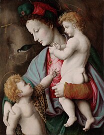Francesco Bacchiacca, Madonna and Child with St John, 1525