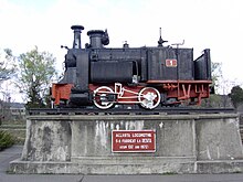 The photo shows the locomotive RESICA exhibited in the museum with the number plate that was erroneously initially attached and shows the number "1"