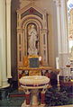 The Marian Altar and Baptistry