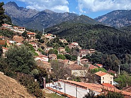 A view of the village of Serriera