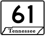 State Route 61 marker