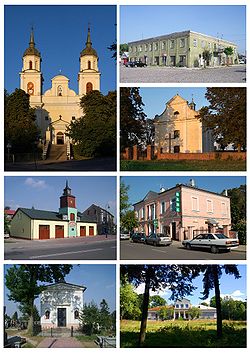 Collage of views from Żelechów