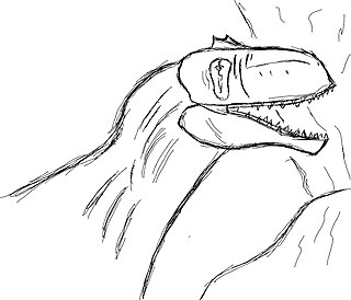 A Drawing of Indosaurus Matleyi