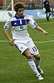 Artem Sukhotskyi during the game for Dynamo Kyiv