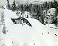 Big Bend Ski Jump in Revelstoke, British Columbia, Canada 1939