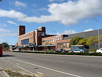 Christchurch railway station building, Moorhouse Avenue.