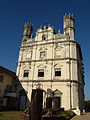 Facade of the Church of St. Francis of Assisi (Igreja de São Francisco de Assis), a church that signifies best the blending of Portuguese-Manueline style into the later Tuscan style