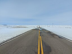 Highway 18 through the RM of Lake Alma