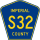 County Road S32 marker