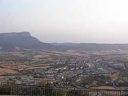 Jaca as viewed from the Rapitan fort.