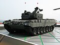 Singapore Army's Leopard 2A4 at the Singapore Airshow 2008.