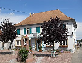 The town hall in Niederhergheim