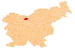 The location of the Municipality of Preddvor