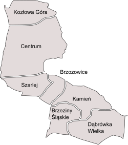 Location of Piekary Śląskie
