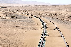 New track near Kolmanskop (October 2015)