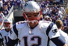 Brady suited up in the stadium