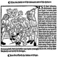 A page from William Caxton's edition of Aesop's Fables
