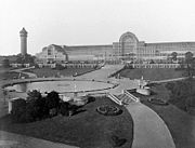 General view of The Crystal Palace at Sydenham by Philip Henry Delamotte, 1854