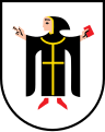 1957 to today, small coat of arms, officially used version.