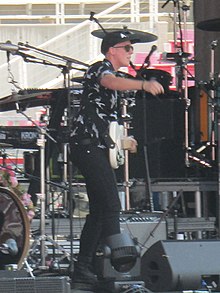 John-Allison Weiss performing at LoveLoud in 2018.