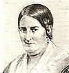 Portrait engraving of Lucia Petrona