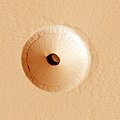 Mars hole near Pavonis Mons.