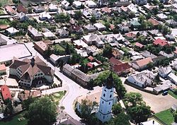 Aerial view of Nagykálló
