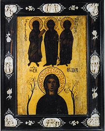 St. Olivia of Palermo, with Sts. Elias, Venera and Rosalia.