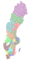 Kommuner och län / Municipalities and Counties
