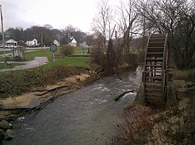 Mill Creek passing through Comstock Park