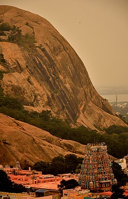 Thiruparankundram municiple corporation, temple and rock hill