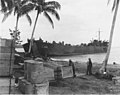 US Navy USS LST-460 unloading supplies at Naval Base Guadalcanal on 23 July 1943