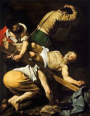 Crucifixion of Saint Peter, Caravaggio