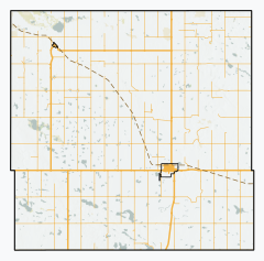 Rural Municipality of Gravelbourg No. 104 is located in Gravelbourg No. 104