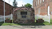 World War Two veterans memorial. Dedicated on November 21, 1942