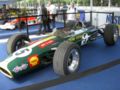 This is a Jim CLark's Lotus 49 with some sponsors, prior to Gold Leaf Sponsorship in 1967