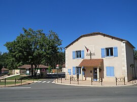 The town hall in Milhac-de-Nontron