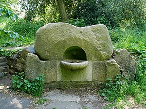 The Motherstone, a spring-fed drinking fountain in Greenwich Park