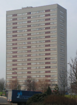 Residential tower block in Birmingham