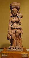 An example of statue under the Kushans (2nd century CE), Diyara (Faizabad) Benares Hindu University Museum.