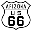 U.S. Highway 66 historic route marker